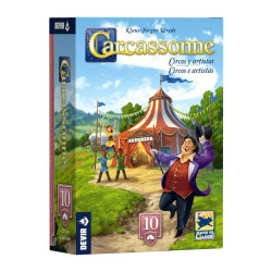 CARCASSONNE CIRCOS Y ARTISTAS Expansion 10 Devir