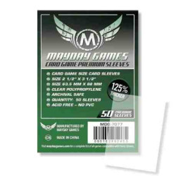 FUNDES MAYDAY 7077 50unds. 63,5x88mm(Verd fosc) THICKER 