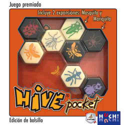 HIVE: POCKET EDITION Joc d' estratègia per a 2 jugadors, + 9 anys Huch & Friends