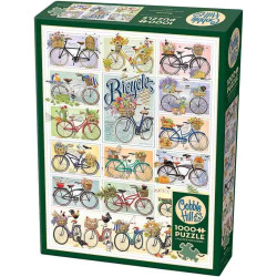 BICYCLES Puzzle 1000 pcs. Cobble Hill
