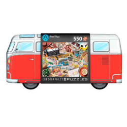 WW- ROAD TRIPS  VOYAGE Puzle  550 pcs.caja metalica Eurographics. 