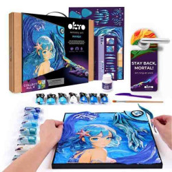 KIT DIY 3D PAINTING"MANGA" Anime 40 cm. WATER Manualitat Okto