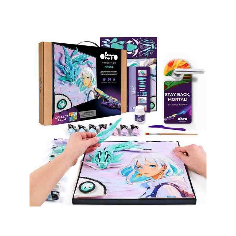 KIT DIY 3D PAINTING"MANGA" Anime 40 cm. AIR Manualitat Okto