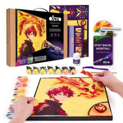 KIT DIY 3D PAINTING"MANGA" Anime 40 cm.FIRE Manualitat Okto