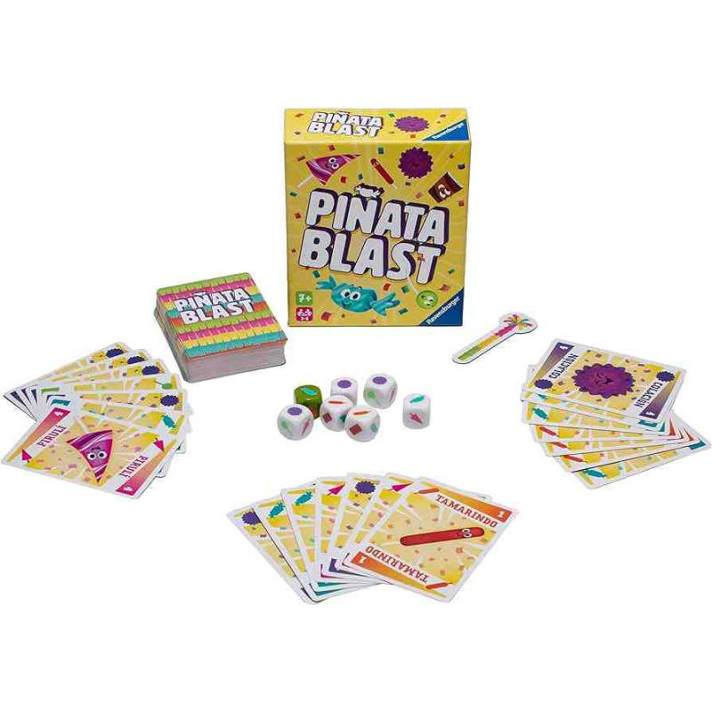 PIÑATA BLAST  Juego de dados familiar (+ 7 Años, 3-6 Jugadores) Ravensburger