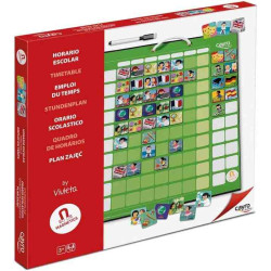 TABLERO HORARI ESCOLAR MAGNETICO Cayro 884