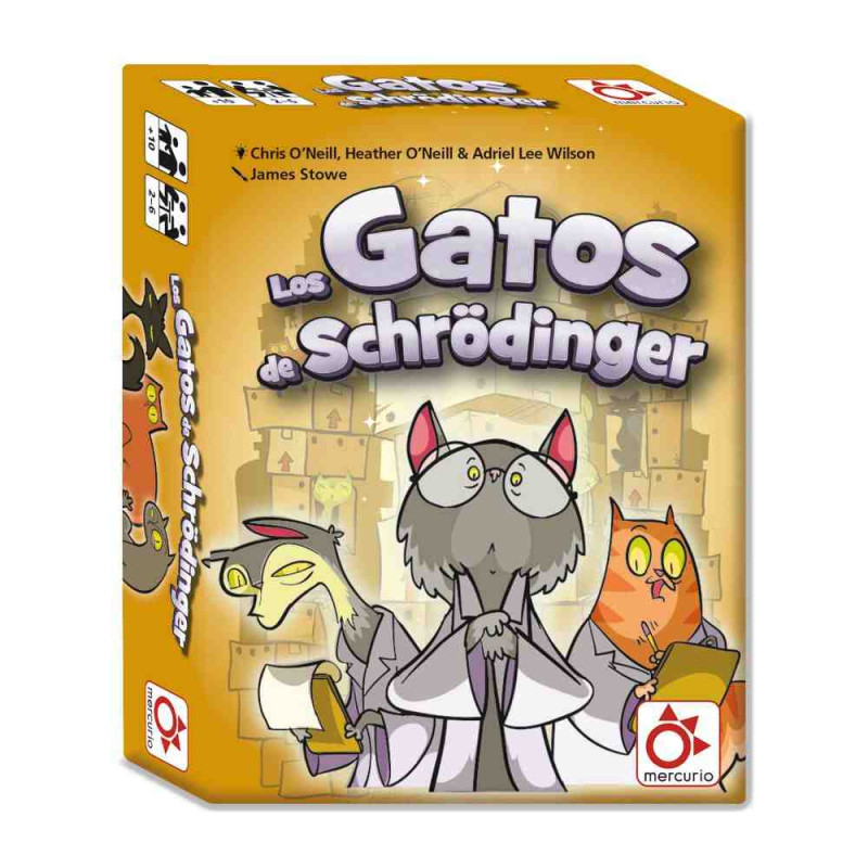 LOS GATOS DE SCHRÖDINGER Joc de cartes de faroleix (+ 10 Anys, 2-6 jugadors) Mercurio