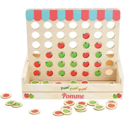 4 EN RAYA MANZANAS DE MADERA (+ 5 Años, 2 Jugadores)  Ingela P. Arrhenius Vilac 7608