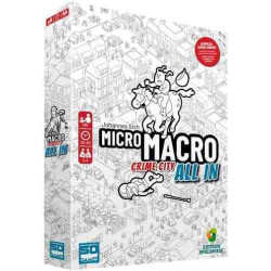 MICRO MACRO ALL IN  Crime City Juego de mesa de deducción (+ 10 Años, 1-4 Jugadores) SD Games