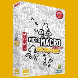 MICRO MACRO, SHOWDOWN - Crime City Joc de taula de deducció(+10 Anys,1-4 Jug)SD Games