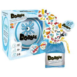 DOBBLE BEACH WATERPROOF (impermeable) (+ 6 Años, 2-8 Jugadores)Juego de cartas Asmodee