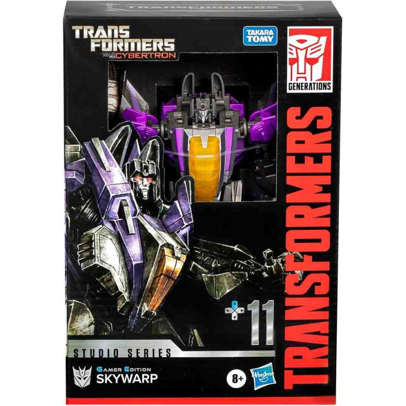 TRANSFORMER SKYWARP GAMER ED.VOYAGER CLASS War for Cybertron 16,5CM. Hasbro