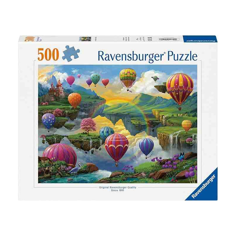 AIR BALLOON VALLEY 500 pcs. Puzzle Ravensburger.