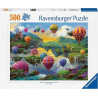 AIR BALLOON VALLEY 500 pcs. Puzzle Ravensburger.