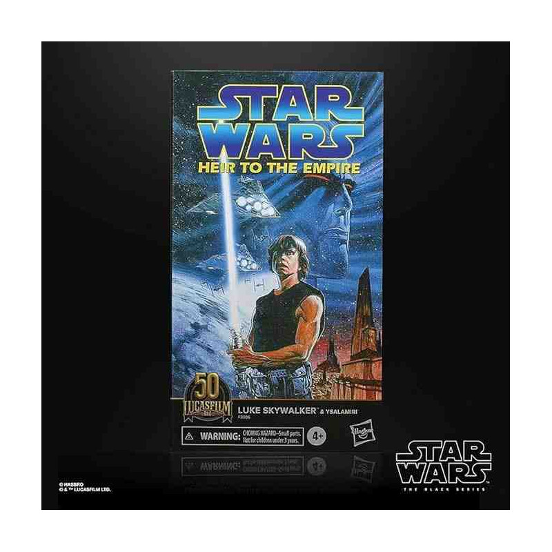 LUKE SKAYWALKER & YSALAMIRI FIG. 15 cm.STAR WARS F3006 Hasbro