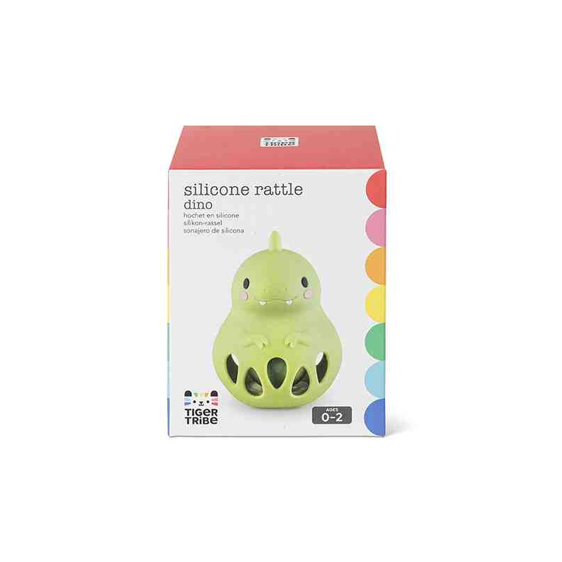 SILICONE RATLLE DINO TigerTribe