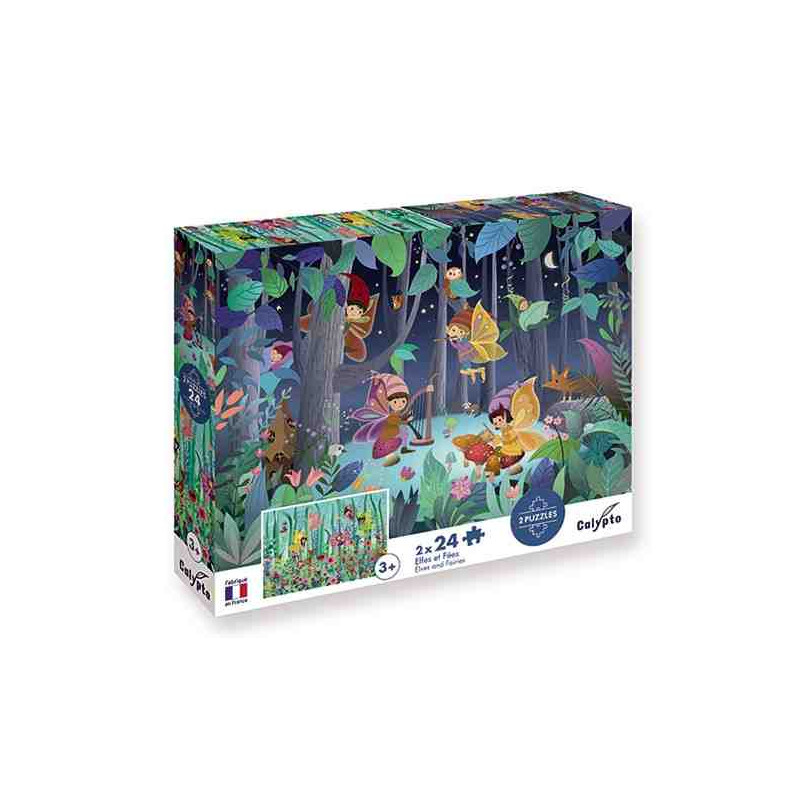 ELFOS I FADES Puzzle 2X24 pcs. Sento Sphere