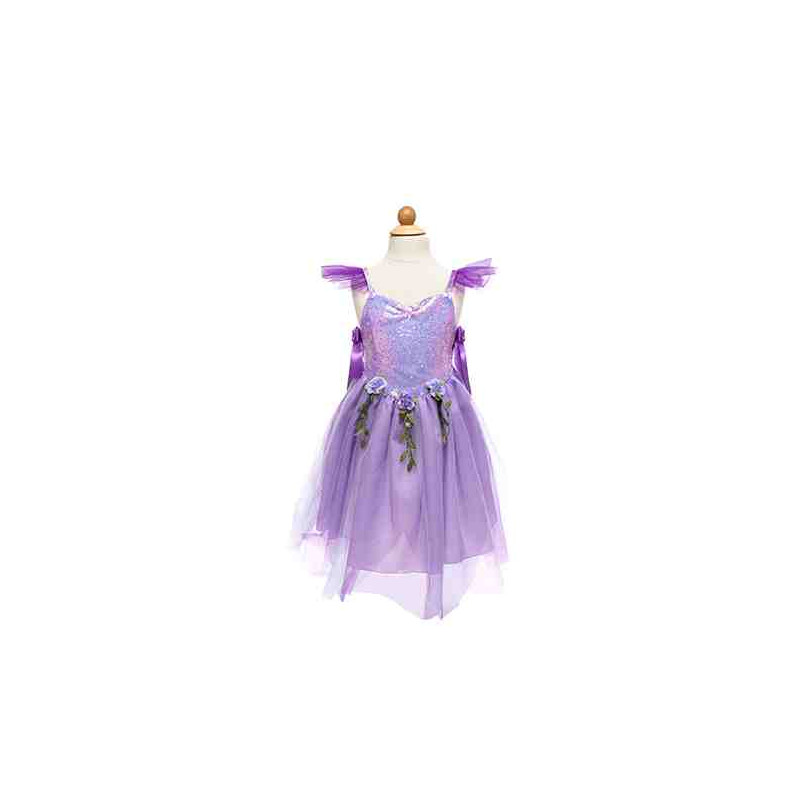 VESTIT FADA LILA BRILLANT 5/6 ANYS - Great Pretenders