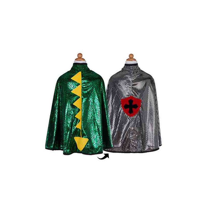 CAPA DRAGON VERDE/CABALLERO 5-6años Great Pretenders