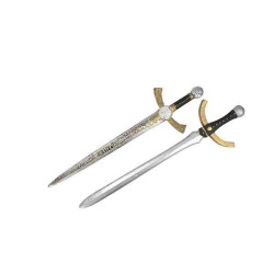 ESPADA CABALLERO MEDIEVAL CON RUNAS - Great Pretenders