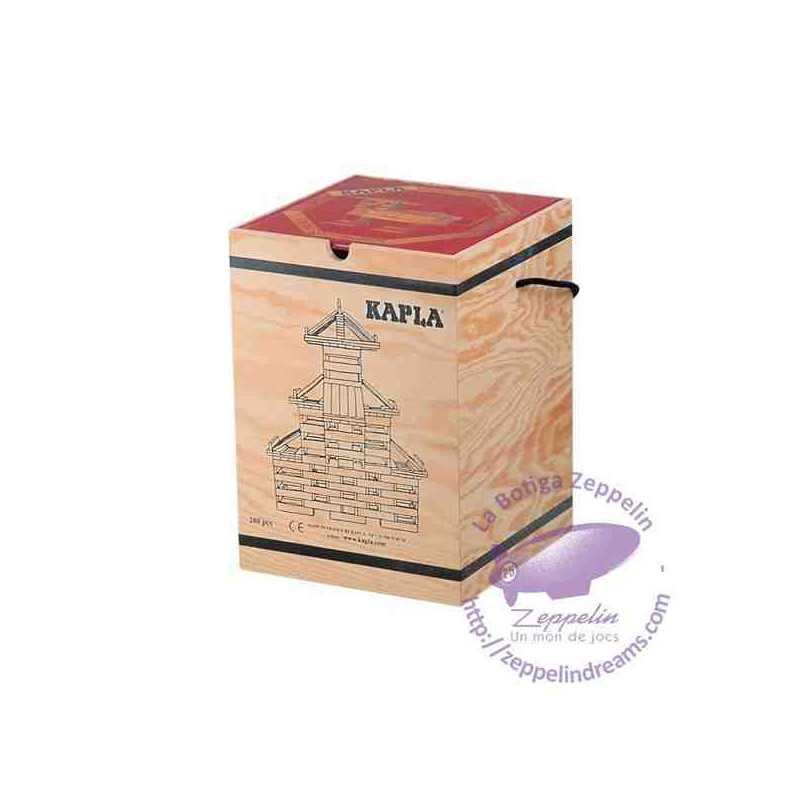KAPLA 280 PCS. EN CAIXA DE FUSTA Joc de construccio + 2 Anys