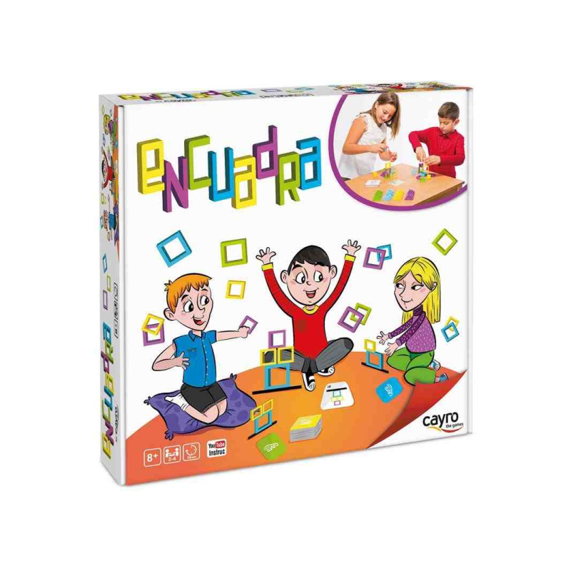 ENCUADRA(Action Games) Joc de taula (+ 8 Anys. 2-4 Jug) Cayro 338