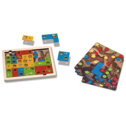 MOLE Juego de logica de madera (+ 5 Años,1 jugador )Cayro