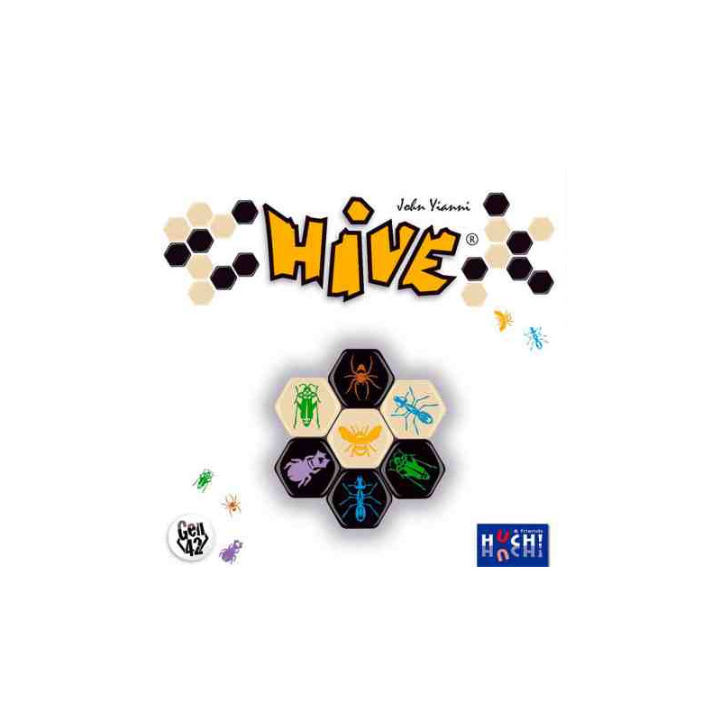 HIVE:LA COLMENA Joc d`estrategia ( + 9 Anys.2 Jug. instruccions:FRA.ENG.DE)