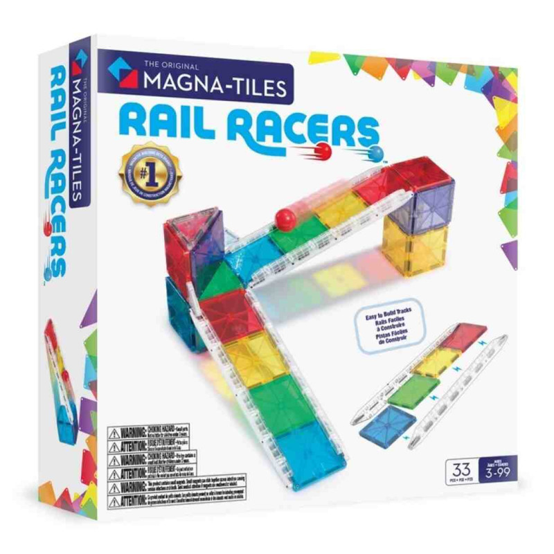 MAGNA-TILES RAIL RACERS SET 33 pcs.