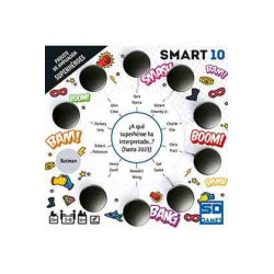 SMART 10:   AMPLIACION SUPERHÉROES Juego de mesa de preguntes SDGames