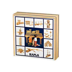 KAPLA 100 BOX (Caja madera) Juego de construccion + 2 Años