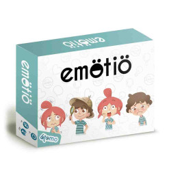 EMOTIO Juego de cartas de emociones + 4 Años, +2 Jugadores AtomoGames  