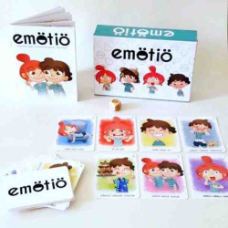 EMOTIO Joc de cartes d`emocions + 4 Anys, + 2 Jugadors AtomoGames