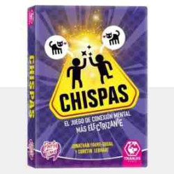 CHISPAS Juego de cartas de conexión mental +8 Años,2-6 Jugadores Tranjis