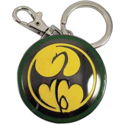 LLAVERO LOGO IRON FIST  Metático Marvel Semic