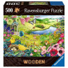 JARDI 500pcs.  FUSTA Puzzle Ravensburger
