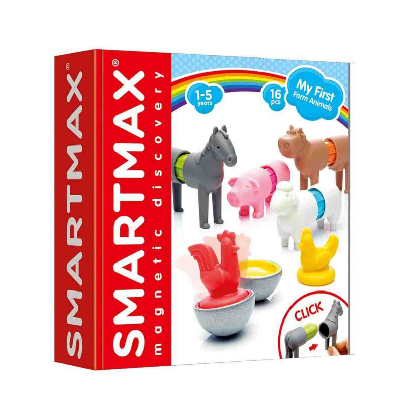 ANIMALES GRANJA ( 1-5 años)SMARTMAX 18 PCS.
