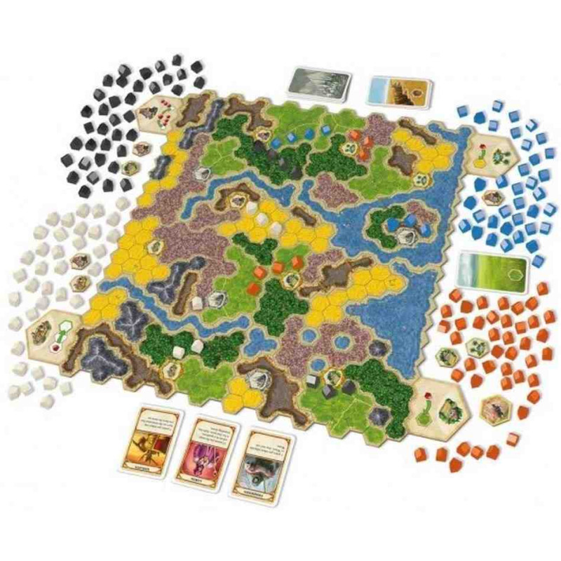 KINGDOM BUILDER Juego de mesa + 8 Años, 2-4Jugadores Devir