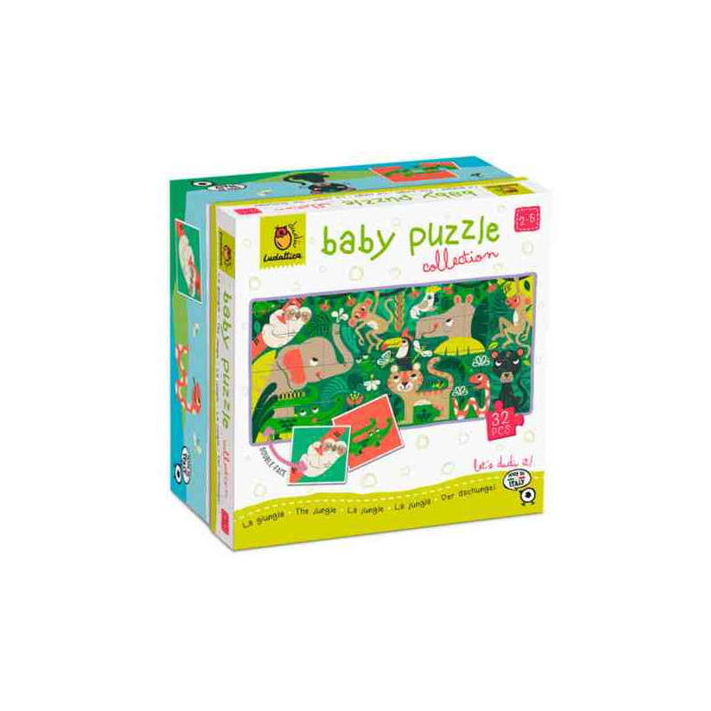 BABY PUZZLE COLLECTION- LA JUNGLA 32 PCS. Ludattica 20507