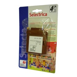 BLOQUE DISTRIBUIDOR PARA PILAS Casa de muñecas Selecta