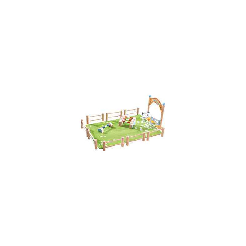 SET SALT D'OBSTACLES HIPICA Casa de nines Little Friends Haba 302166