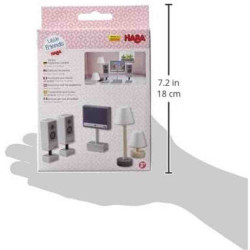 TELEVISOR Y LAMPADES Casa de nines Little Friends Haba 300502