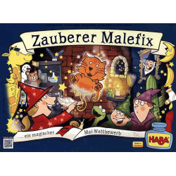 EL MAGO MALEFIX Juego de mesa de 4-99 Años, 2-4 Jug. Haba 300173