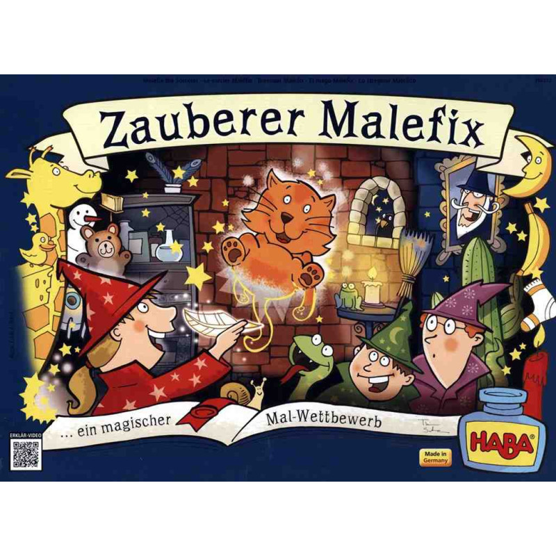 EL MAGO MALEFIX Juego de mesa de 4-99 Años, 2-4 Jug. Haba 300173