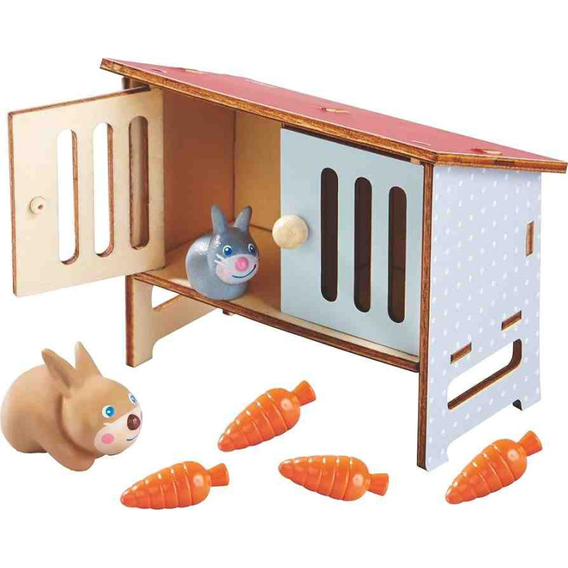 CONEJOS CON CASITA   Casa de muñecas Little Friends Haba 303094
