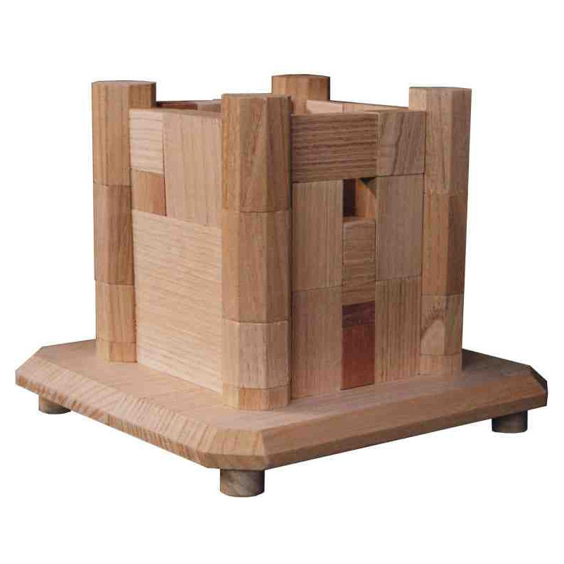 CASTRUM Sèrie numèrica de Fibonacci i mitjana àuria-WOOD BOX Ludea 