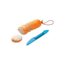 SALSICHON  DE ROPA CON CUCHILLO Biofino Accesorio cocina Haba 7310