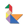 TANGRAM  COLORES MADERA