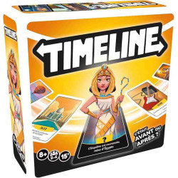 TIMELINE Juego de cartas + 8 Años, 2-6 Jugadores Asmodee