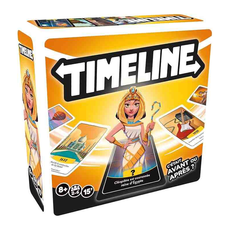 TIMELINE Juego de cartas + 8 Años, 2-6 Jugadores Asmodee